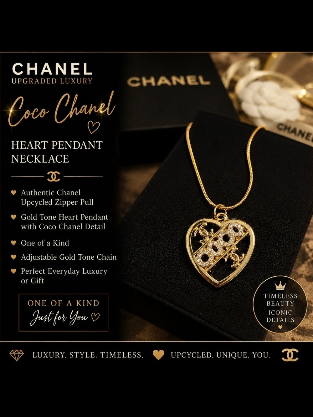 CHANEL ✨ One of a Kind • Handmade • Luxury-Inspired